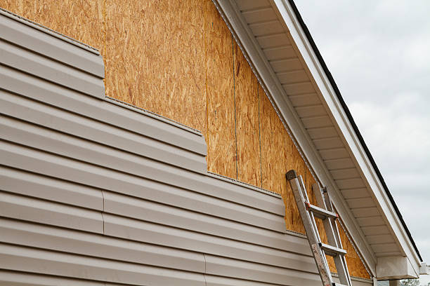 Professional Siding Contractor technician working in Valley Grove, WV